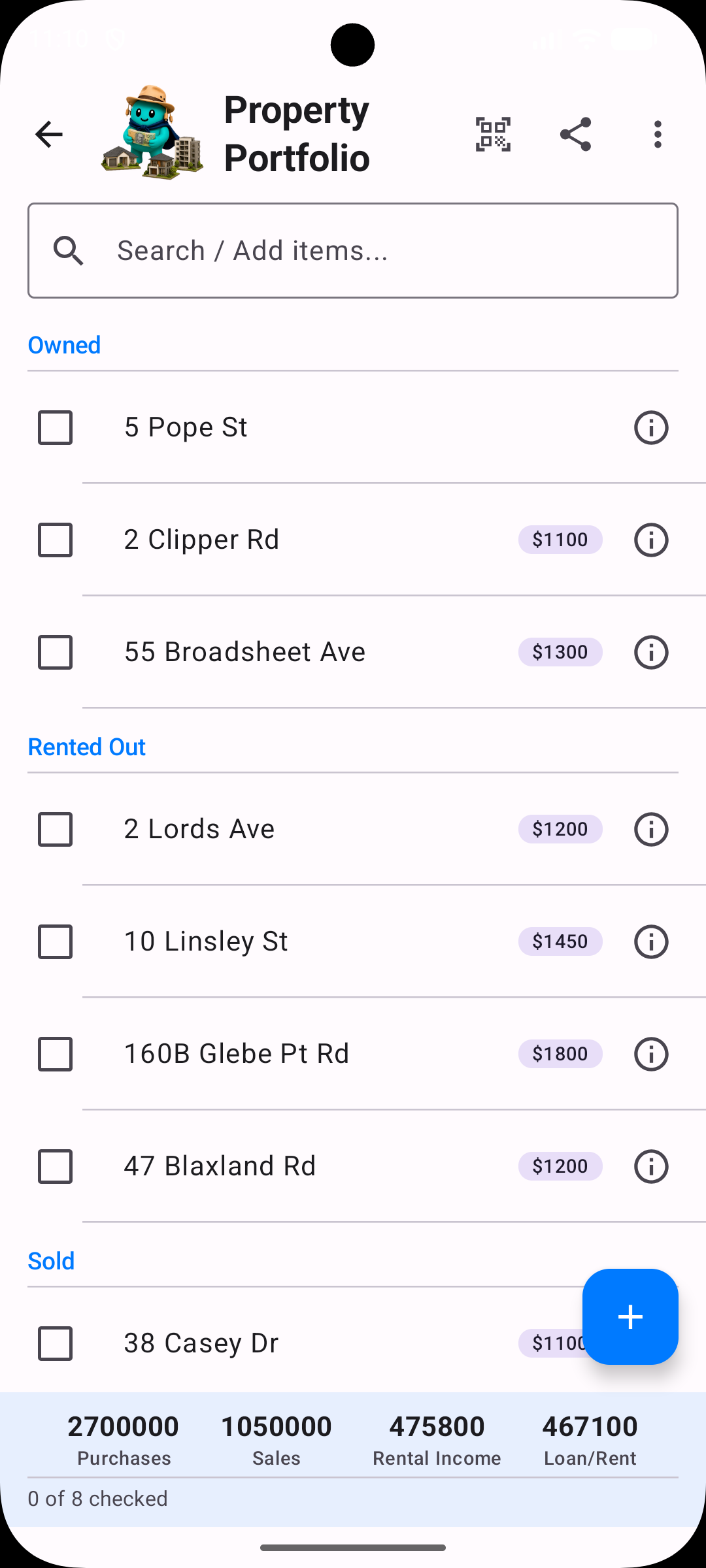 Offsider Android groups