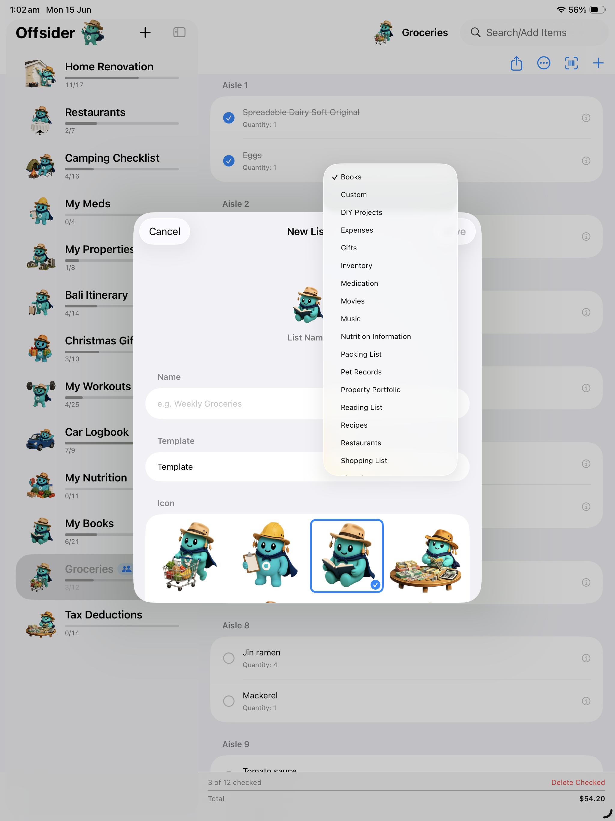 Offsider iPad detail