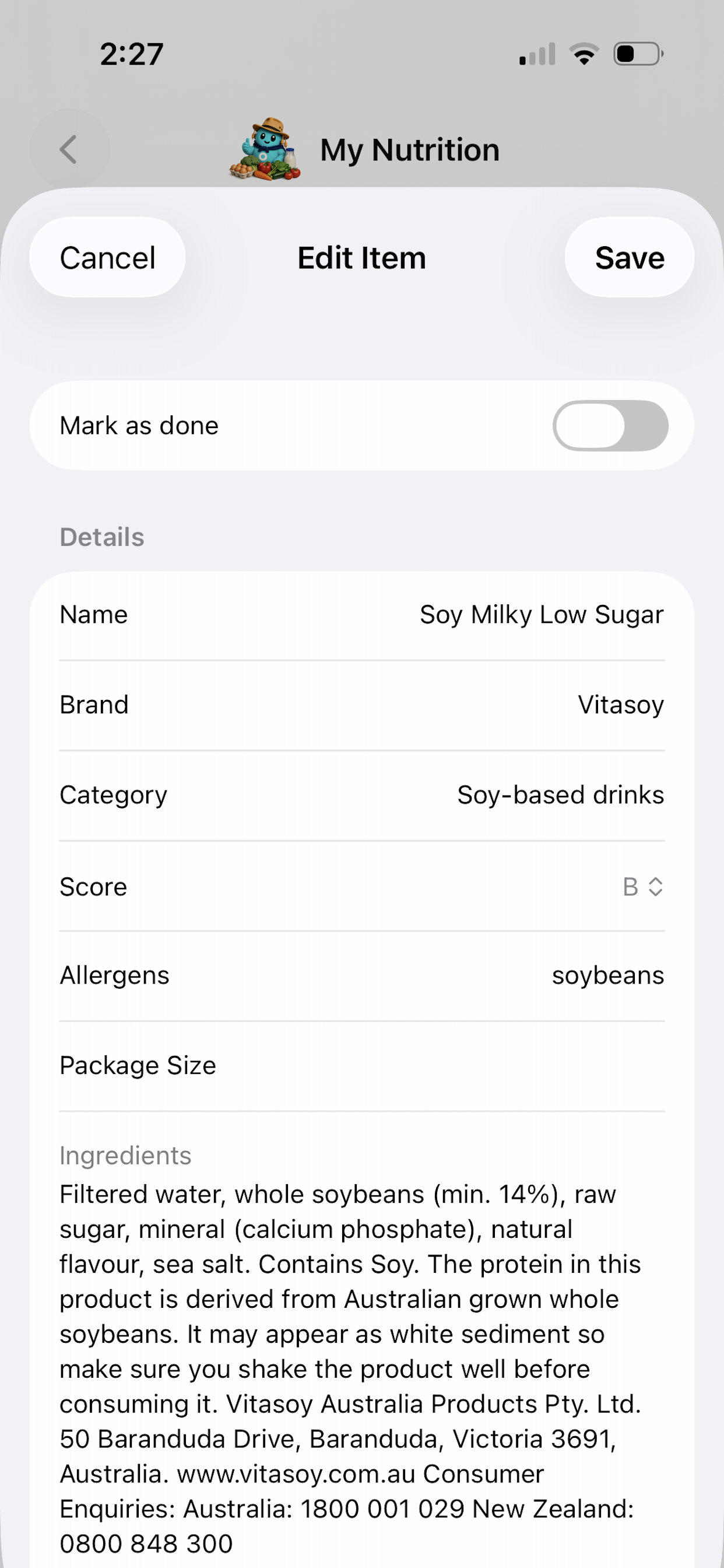 Offsider iPhone groups