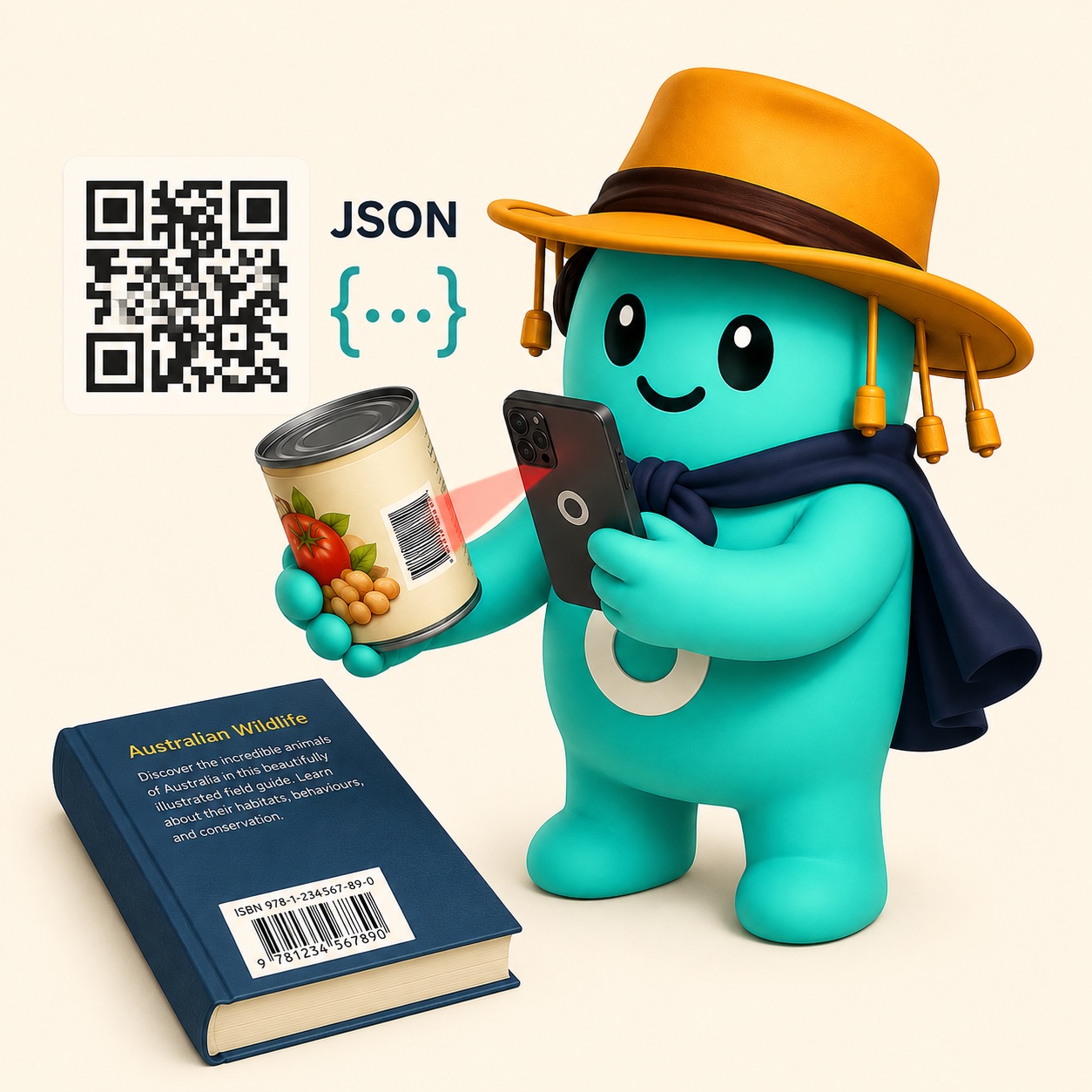 Barcode and ISBN scanning example